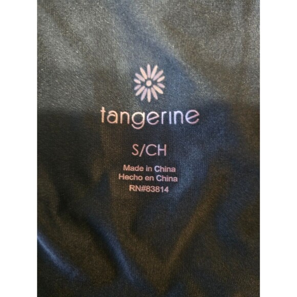 Tangerine Women's Racerback Tank Top Space Dye Blue Double Layer Size Small - Picture 5 of 7